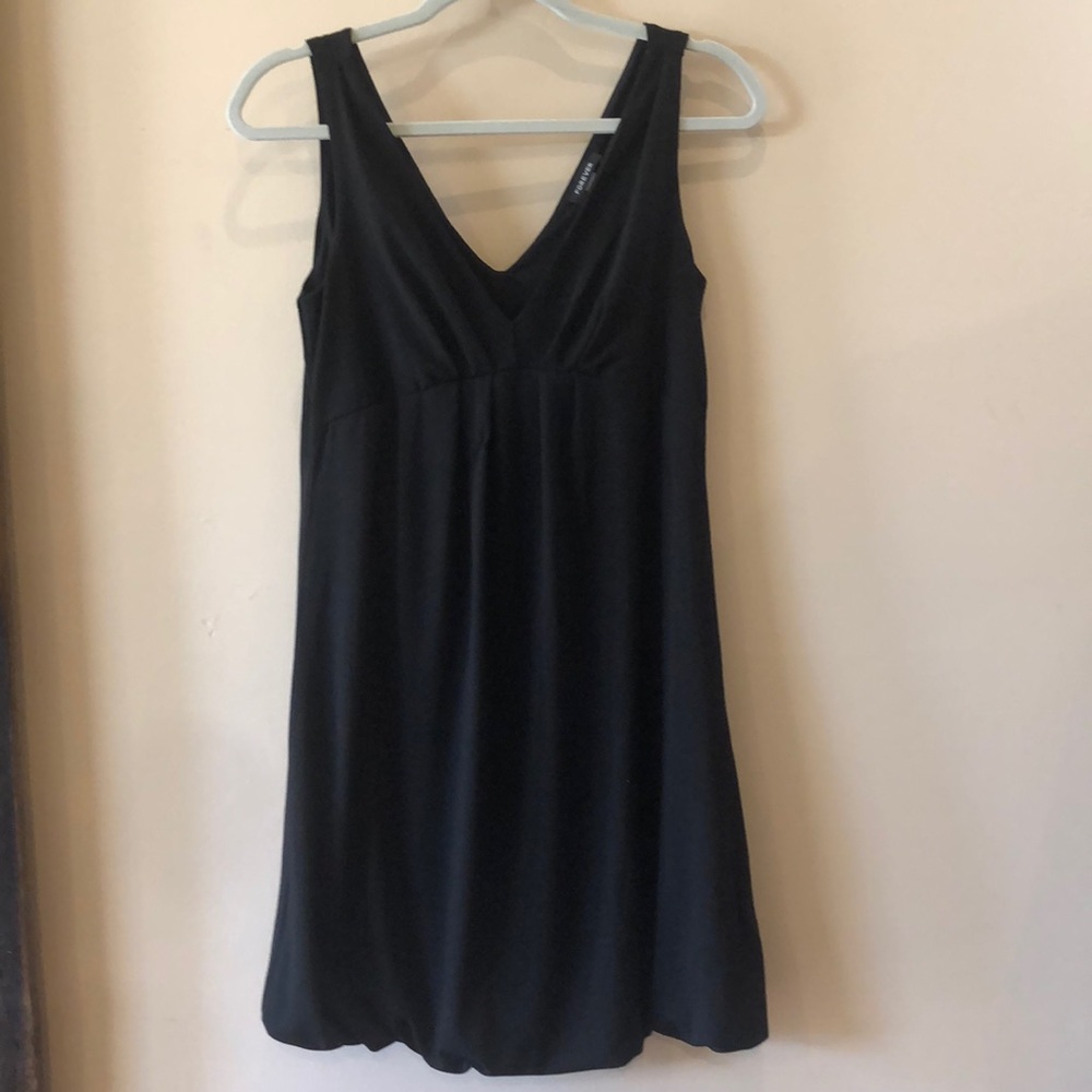 Black Forever 21 Dress with bubble hem